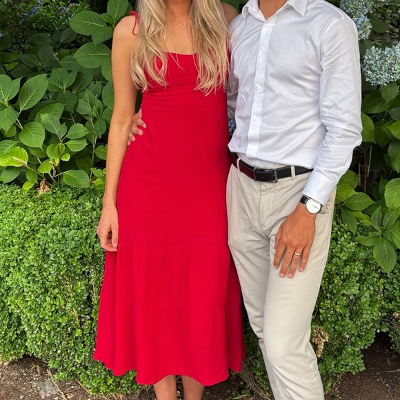 Reformation Red Maxi Dress - Picture 9 of 9